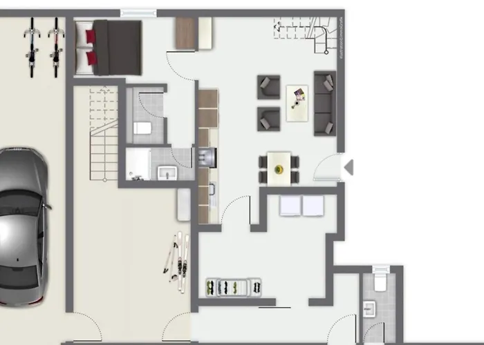 Appartement Ferienwohnung Winterberg Lodge